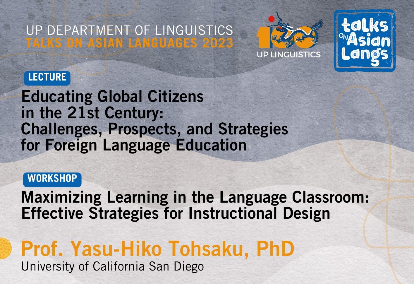 Talks on Asian Languages 2023