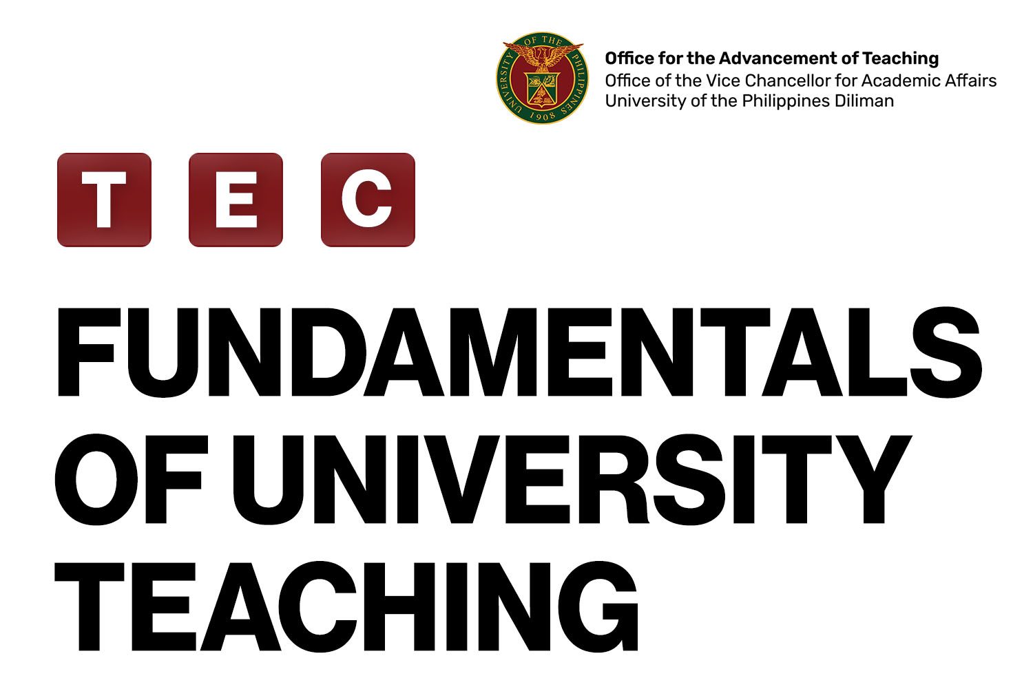 Teaching Effectiveness Course: Fundamentals of University Teaching