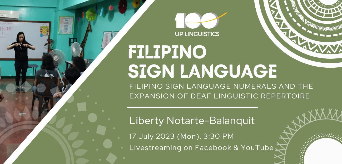 Filipino Sign Language: Filipino Sign Language Numerals and the Expansion of Deaf Linguistic Repertoire