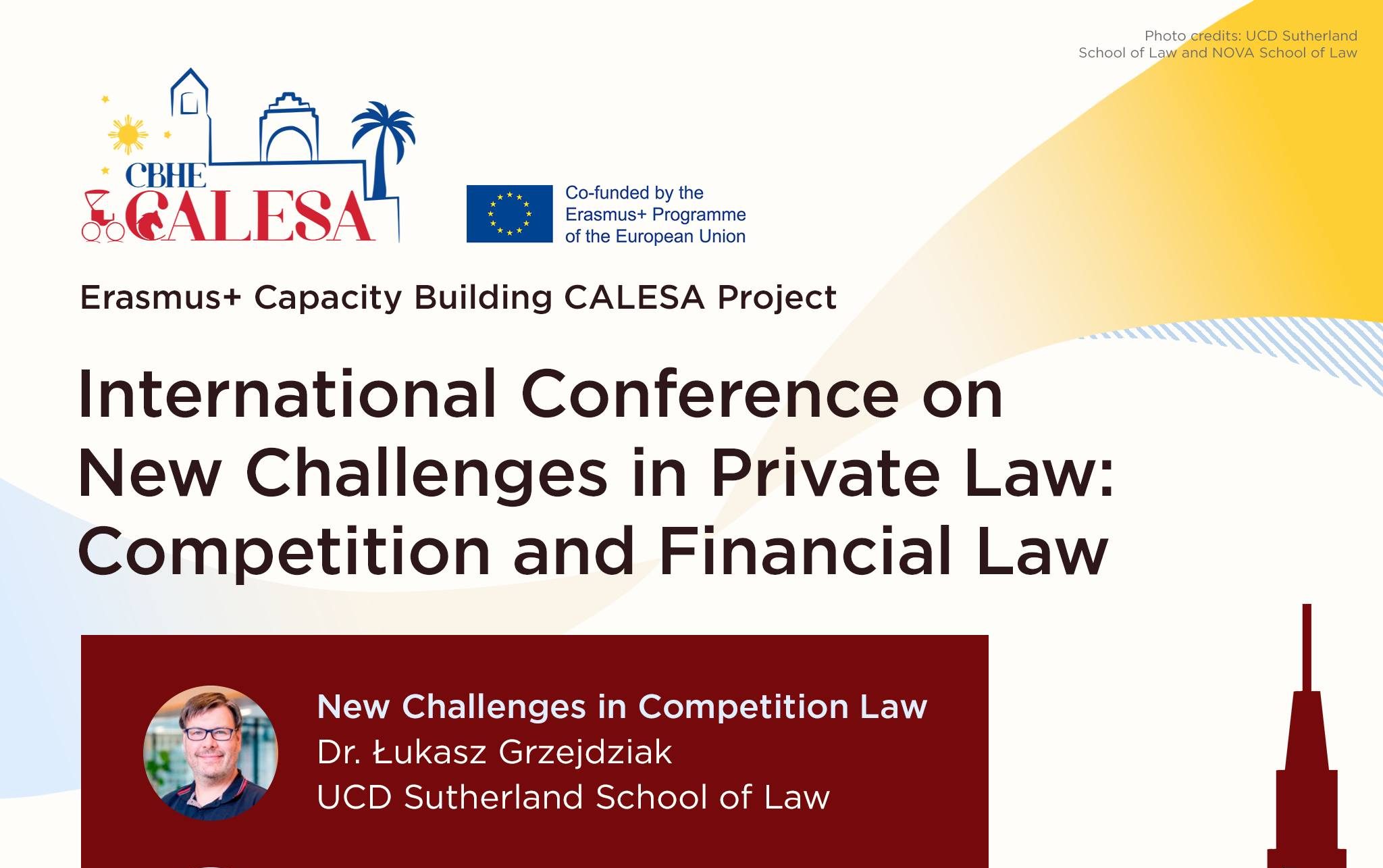 International Conference on New Challenges in Private Law: Competition and Financial Law