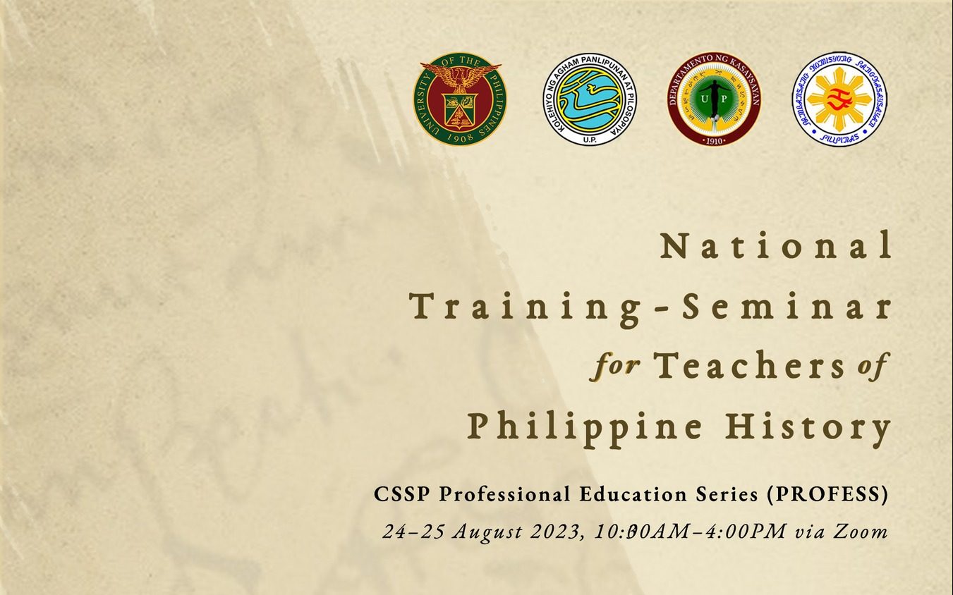 National Training-Seminar for Teachers of Philippine History