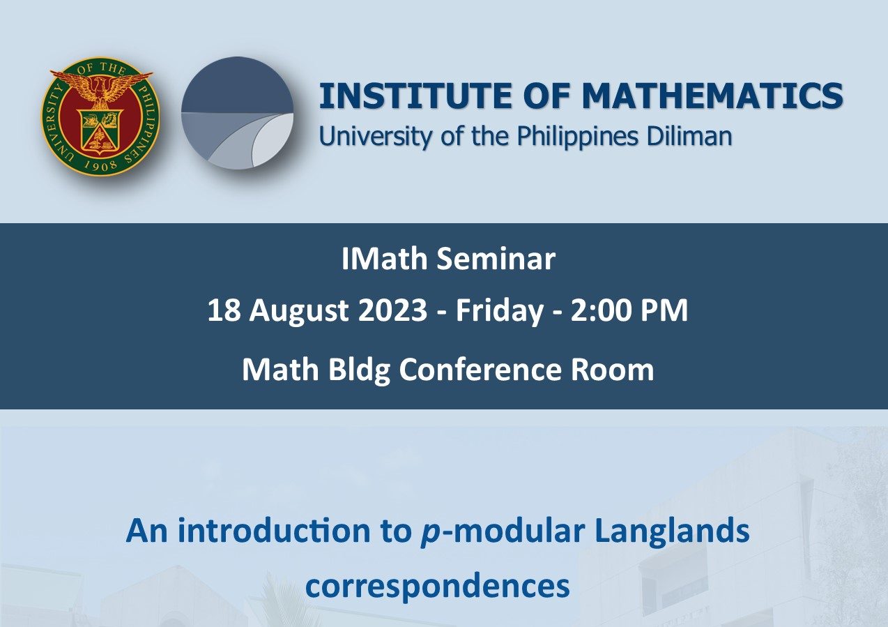 Institute of Mathematics Seminar