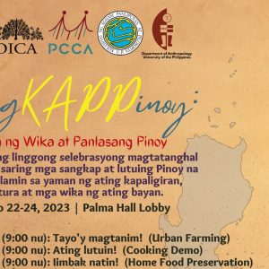 SangKAPPinoy: Yaman ng Wika at Panlasang Pinoy