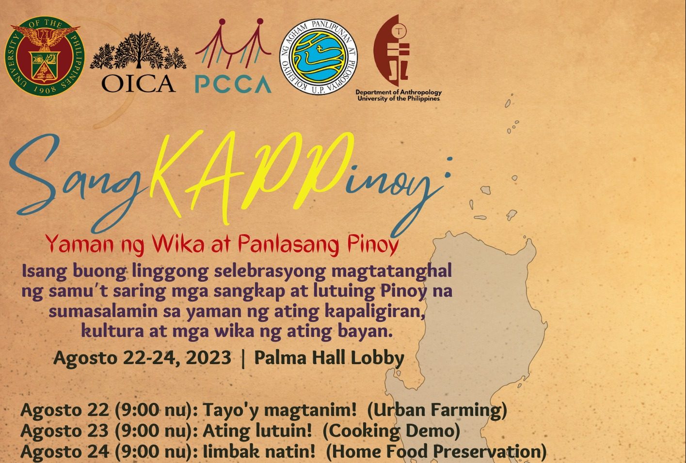 SangKAPPinoy: Yaman ng Wika at Panlasang Pinoy