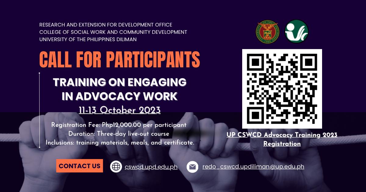 Training on Engaging in Advocacy Work