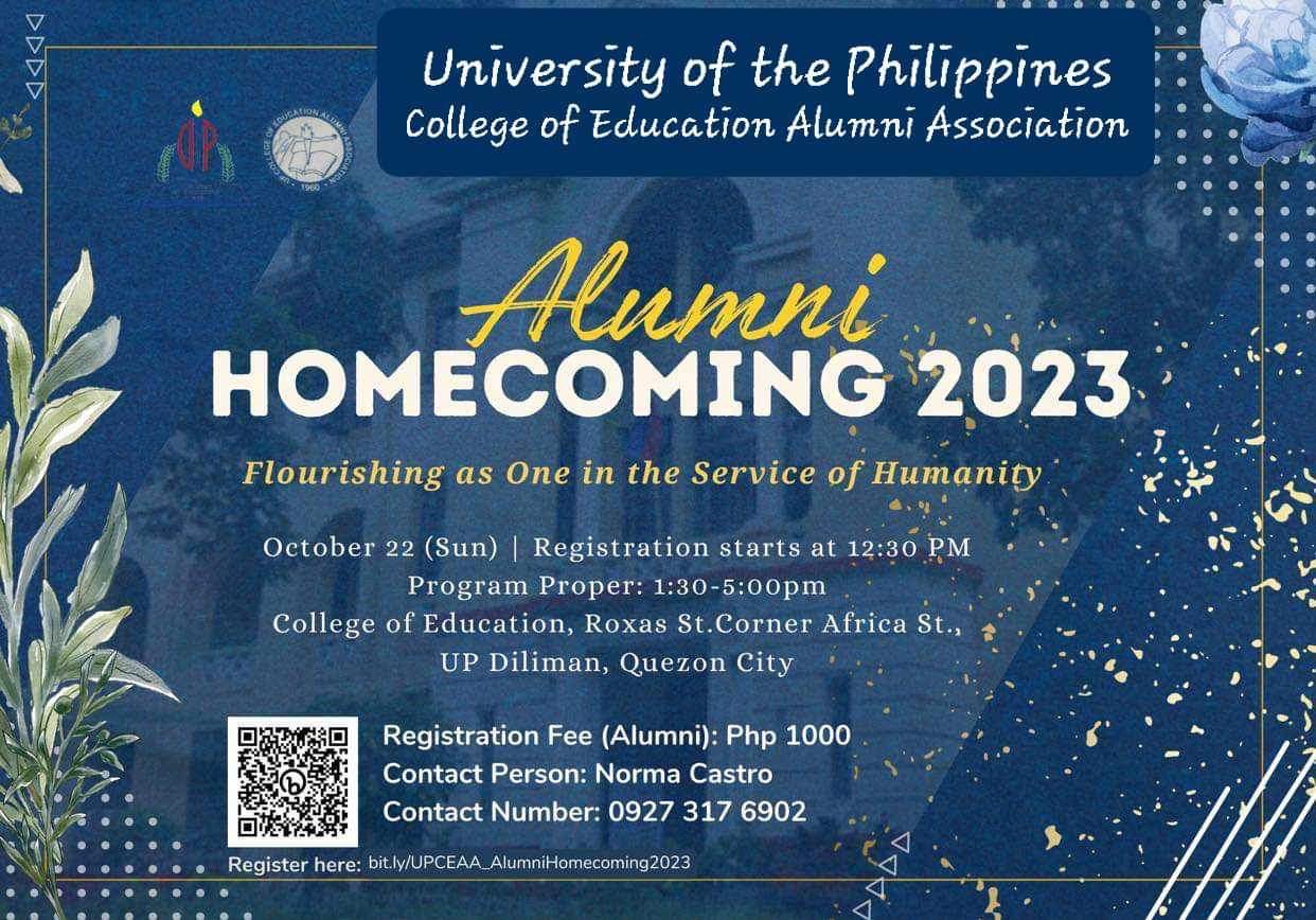 UP College of Education Alumni Homecoming 2023