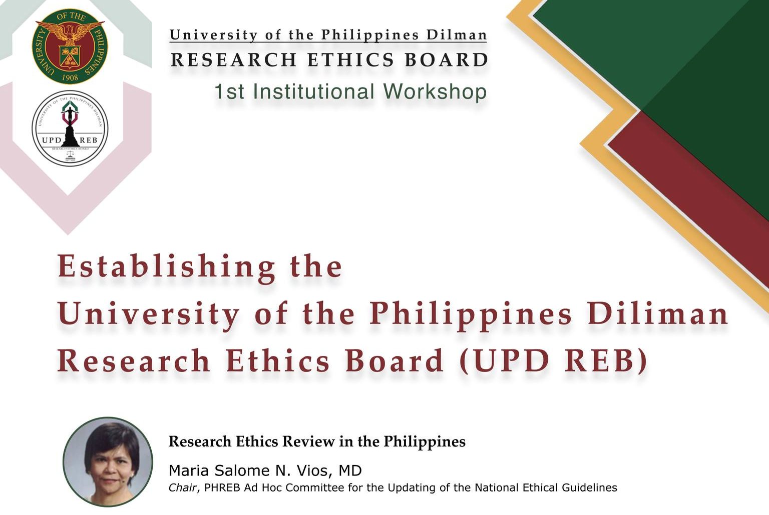 Establishing the UPD Research Ethics Board