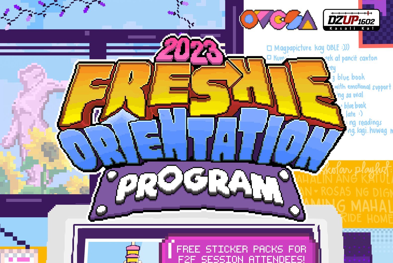 Freshie Orientation Program 2023