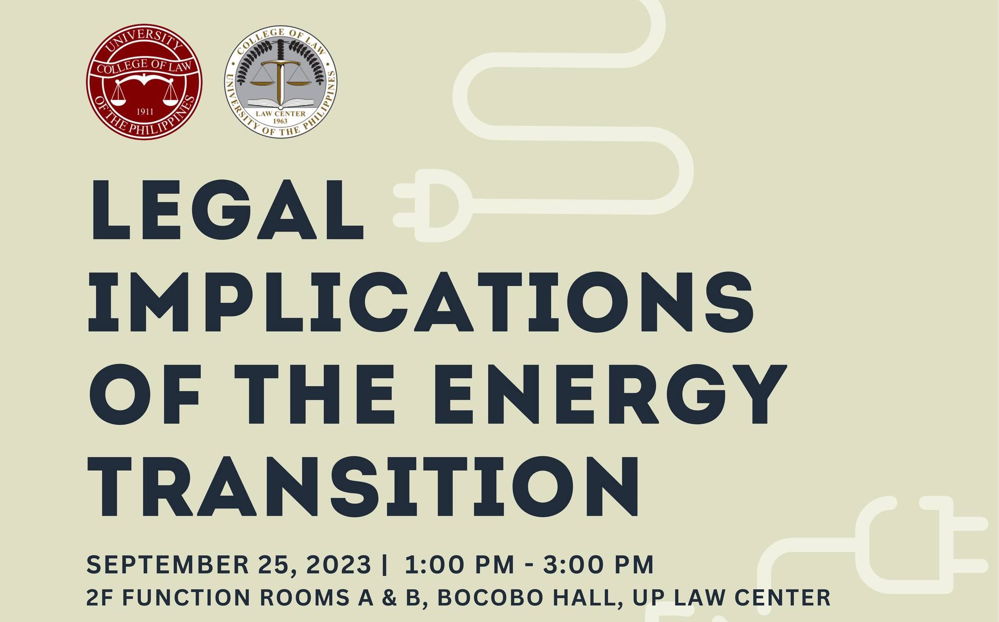 Legal Implications of the Energy Transition