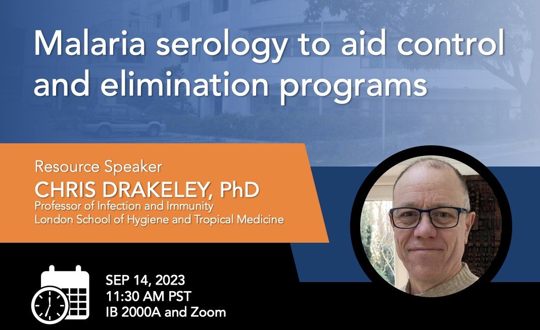 IB Seminar: Malaria Serology to Aid Control and Elimination Programs