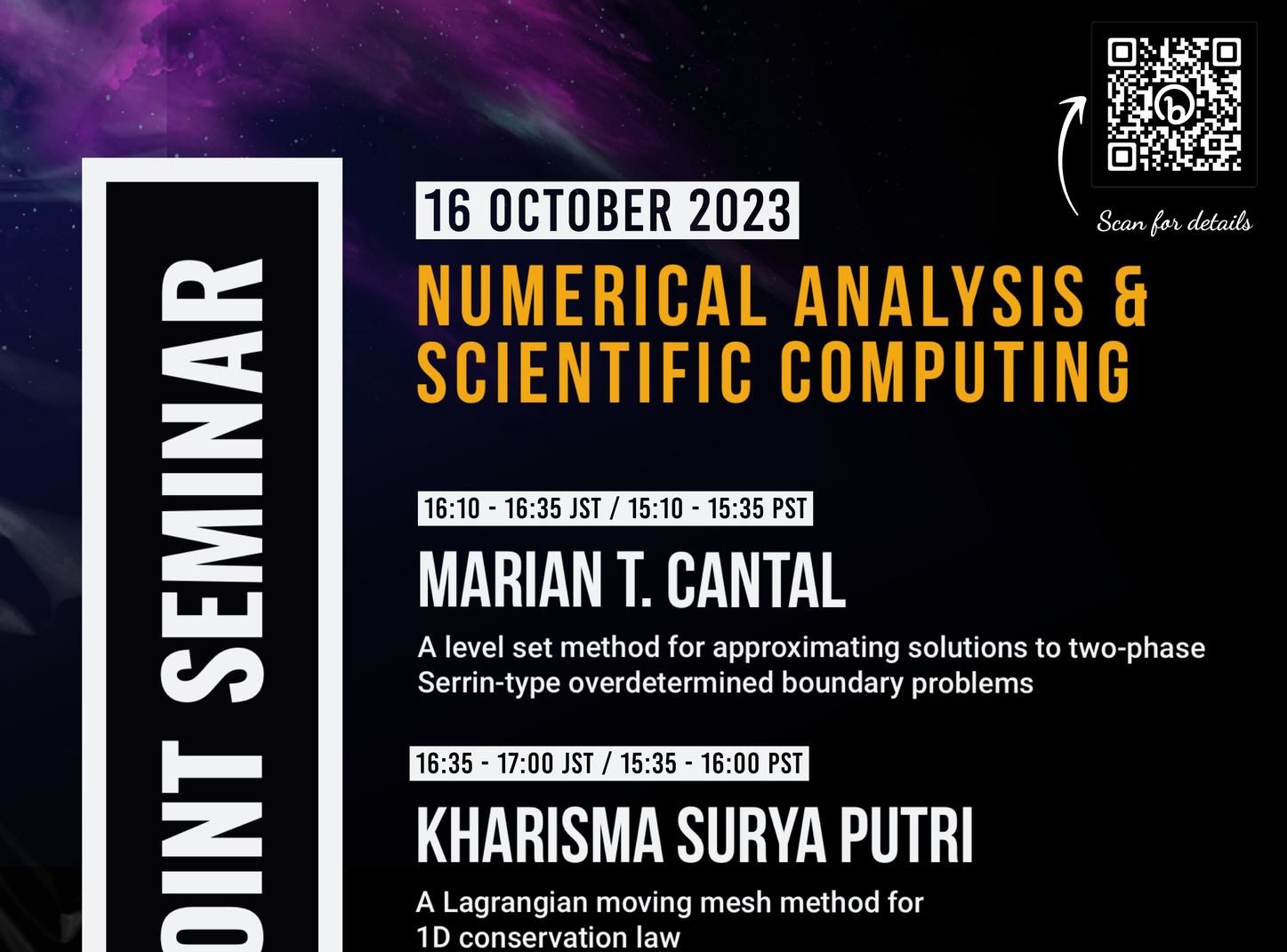 Numerical Analysis and Scientific Computing