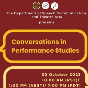 Conversations in Performance Studies 2023