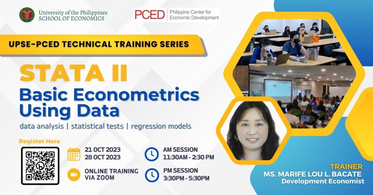 Stata II: Basic Econometrics Using Data