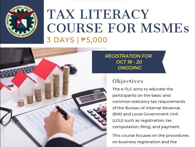 Tax Literacy Course for MSMEs