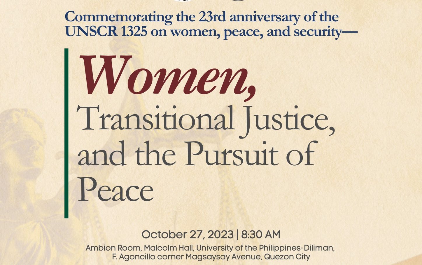 Women, Transitional Justice, and the Pursuit of Peace and Security