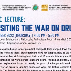 Public Lecture: Revisiting the War on Drugs