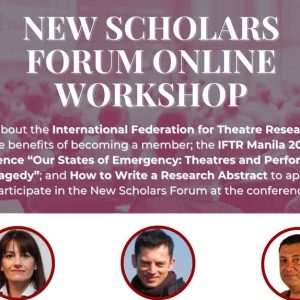 New Scholars’ Forum Online Workshop