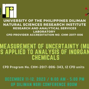 Measurement of Uncertainty (MU) As Applied to Analysis of Inorganic Chemicals