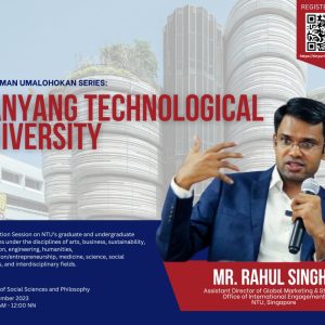 OIL-D Umalohokan Series: Nanyang Technological University, Singapore