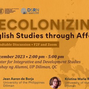 Decolonizing English Studies Through Affect