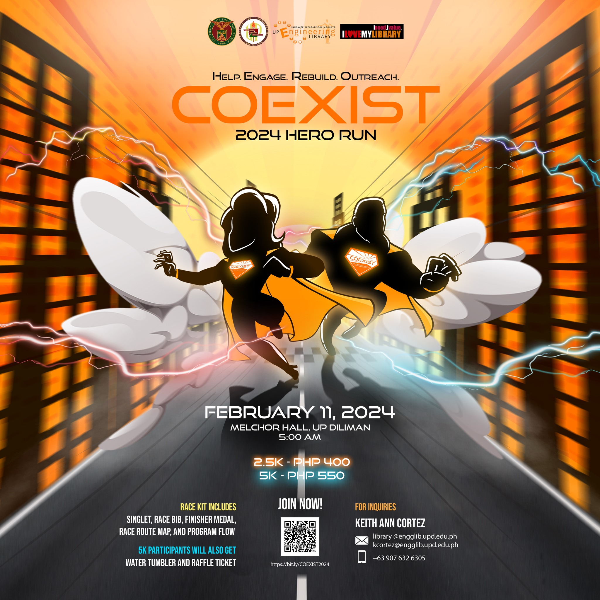 COEXIST: Help Rebuild Libraries and Communities 2024 Hero Run