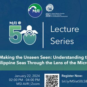 Making the Unseen Seen: Understanding the Philippine Seas Through the Lens of the Microbes