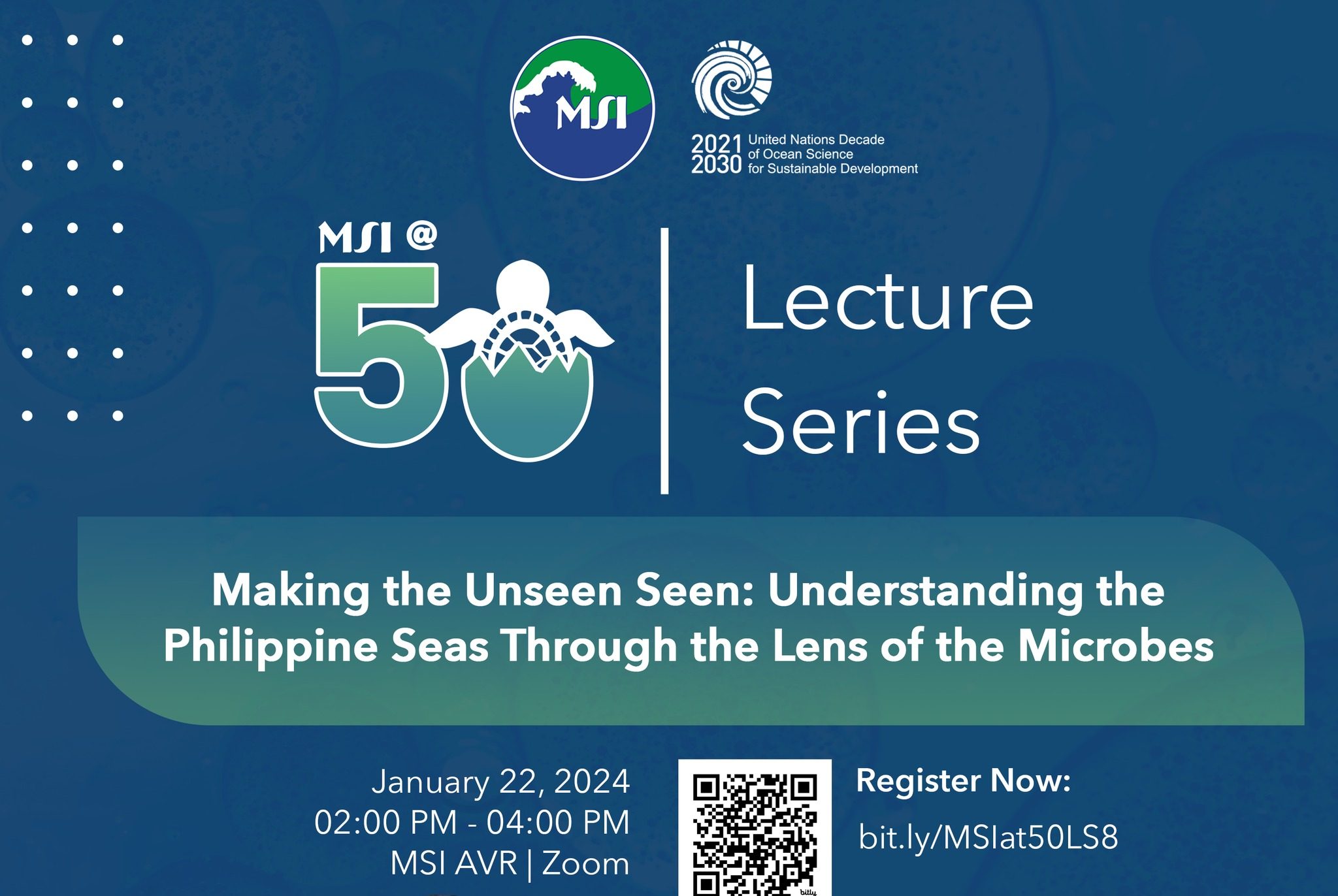 Making the Unseen Seen: Understanding the Philippine Seas Through the Lens of the Microbes