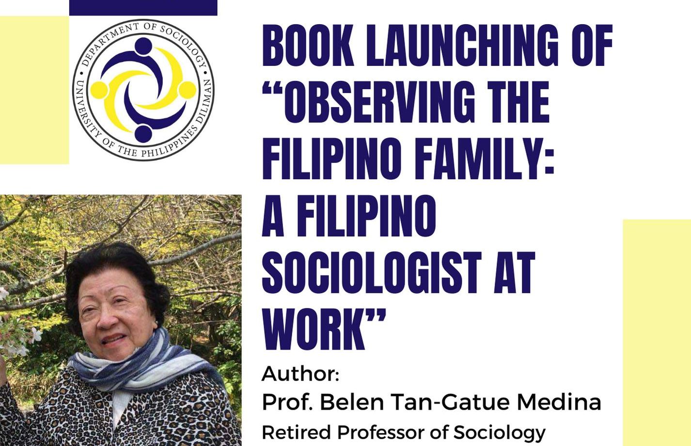 Book Launching of “Observing the Filipino Family: A Filipino Sociologist at Work”