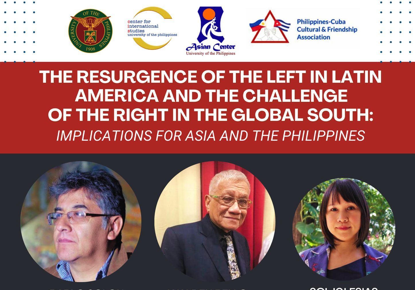 The Resurgence of the Left in Latin America and the Challenge of the Right in the Global South: Implications for Asia and the Philippines