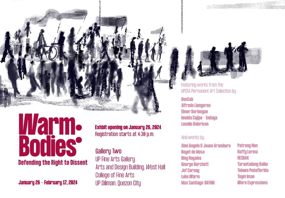 Warm Bodies: Defending the Right to Dissent (An Exhibit on Freedom of Expression)