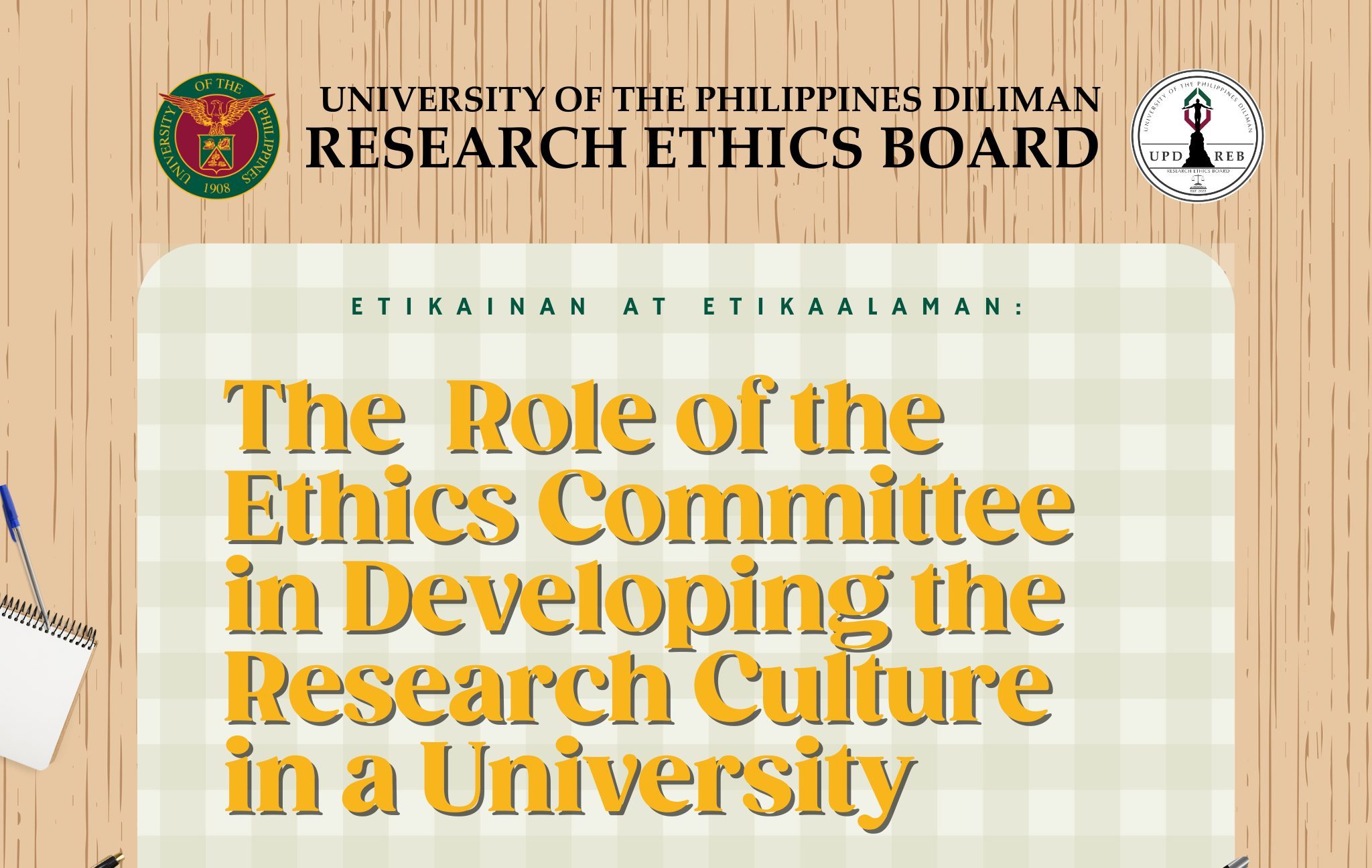 Etikainan at Etikaalaman: The Role of the Ethics Committee in Developing the Research Culture in a University