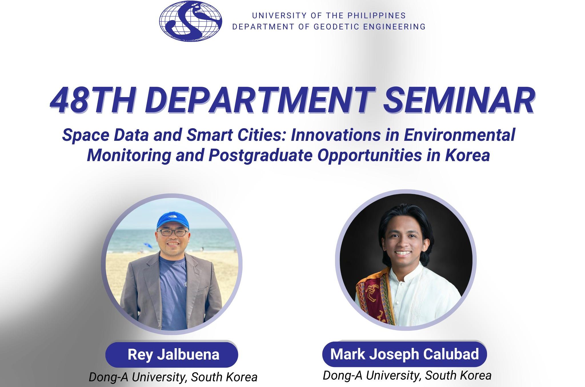 Space Data and Smart Cities: Innovations in Environmental Monitoring and Postgraduate Opportunities in Korea