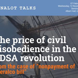 The Price of Civil Disobedience in the EDSA Revolution: From the Case of Nonpayment of Meralco Bill