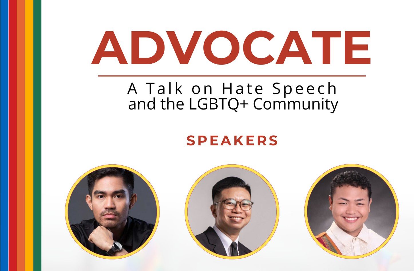 ADVOCATE: A Talk on Hate Speech and the LGBTQIA+ Community