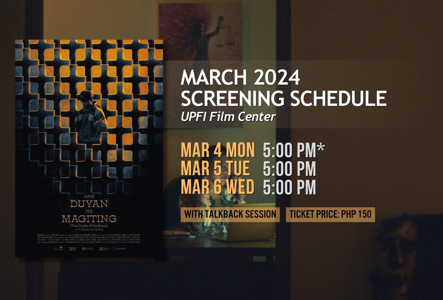 Film Screening: Ang Duyan ng Magiting