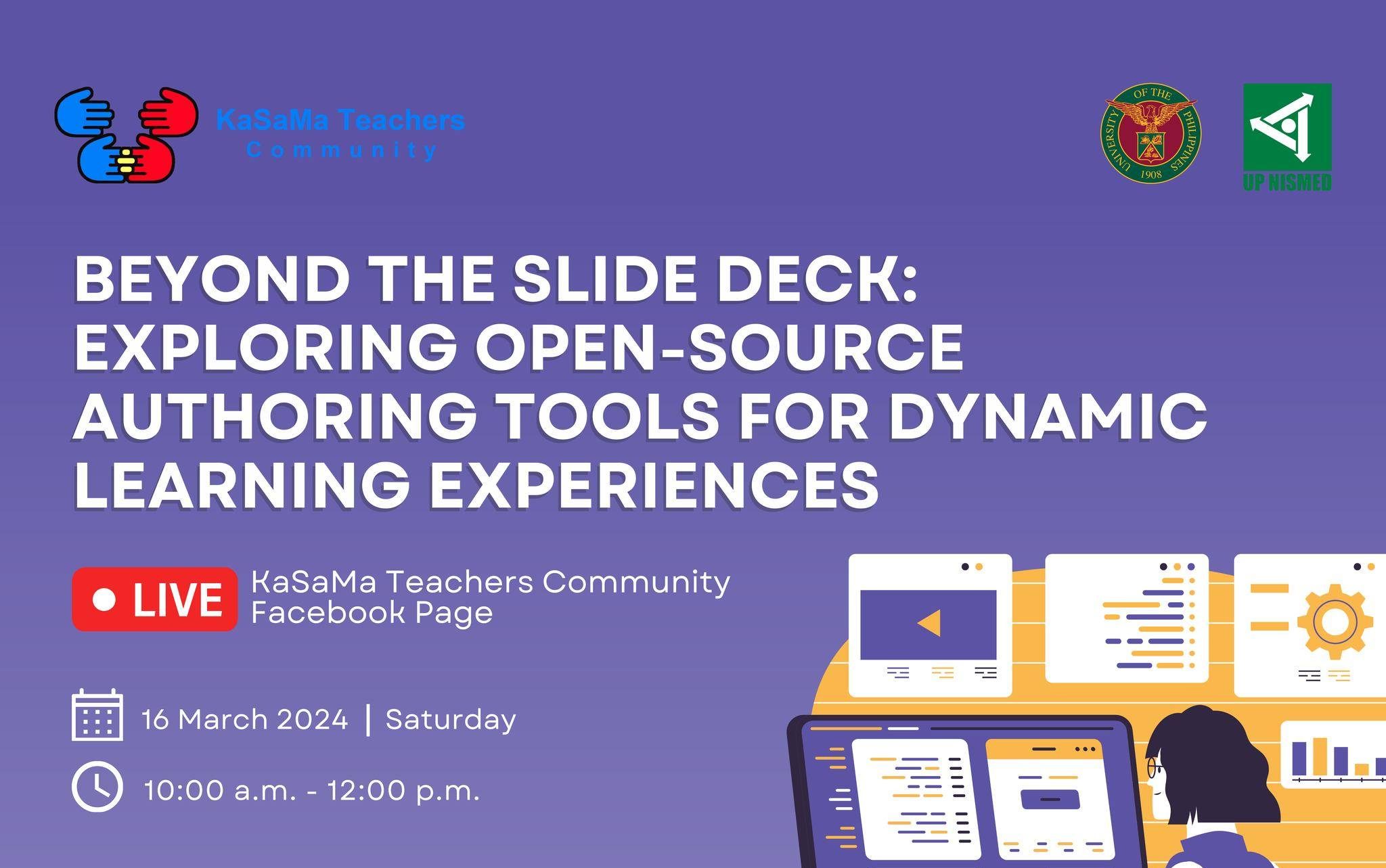 Beyond the Slide Deck: Exploring Open-Source Authoring Tools for Dynamic Learning Experiences