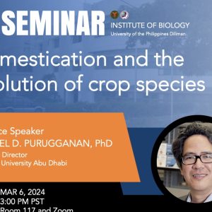 IB Seminar: Domestication and the Evolution of Crop Species