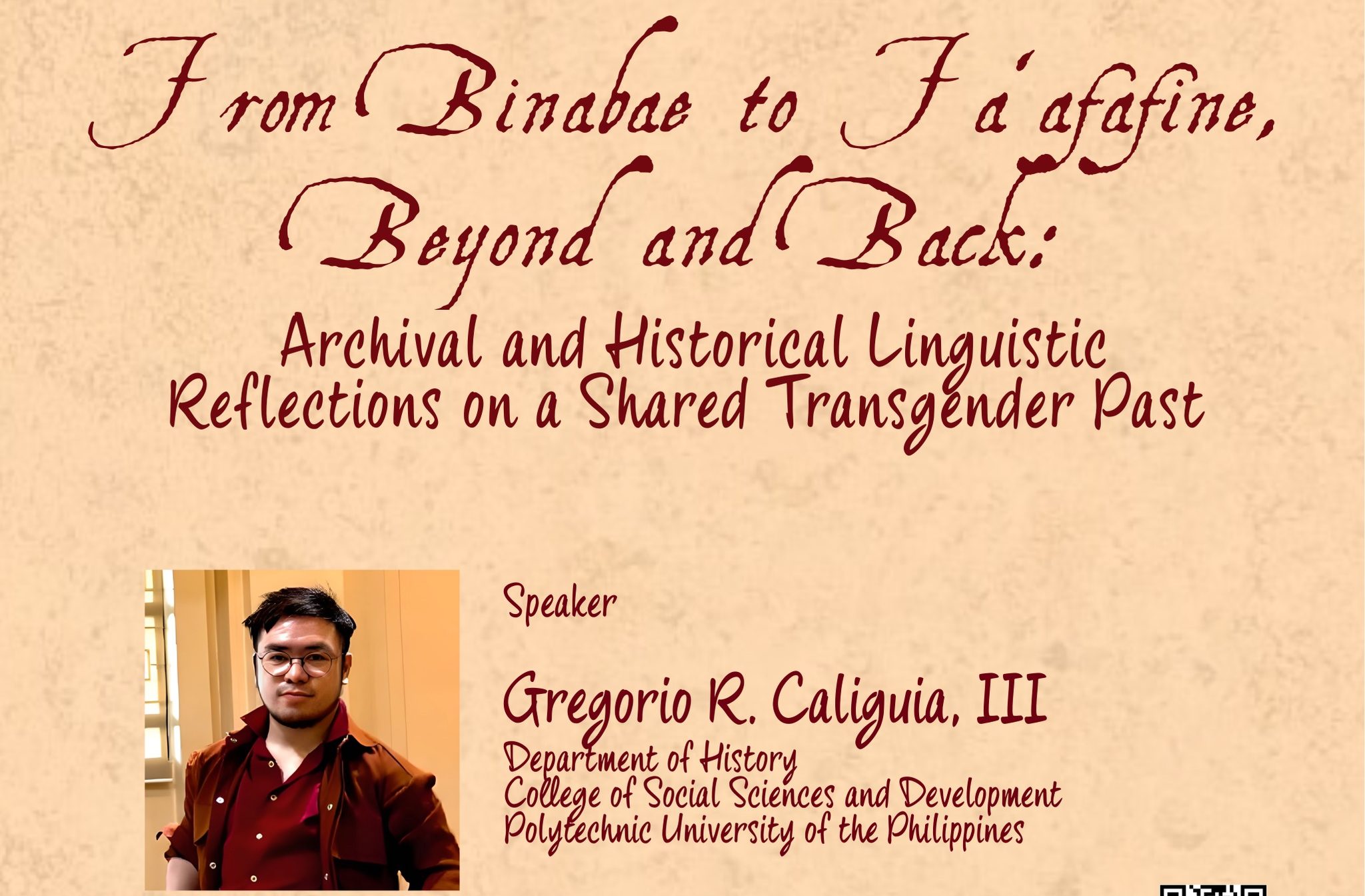 From Binabae to Fa‘afafine, Beyond and Back: Archival and Historical Linguistic Reflections on a Shared Transgender Past