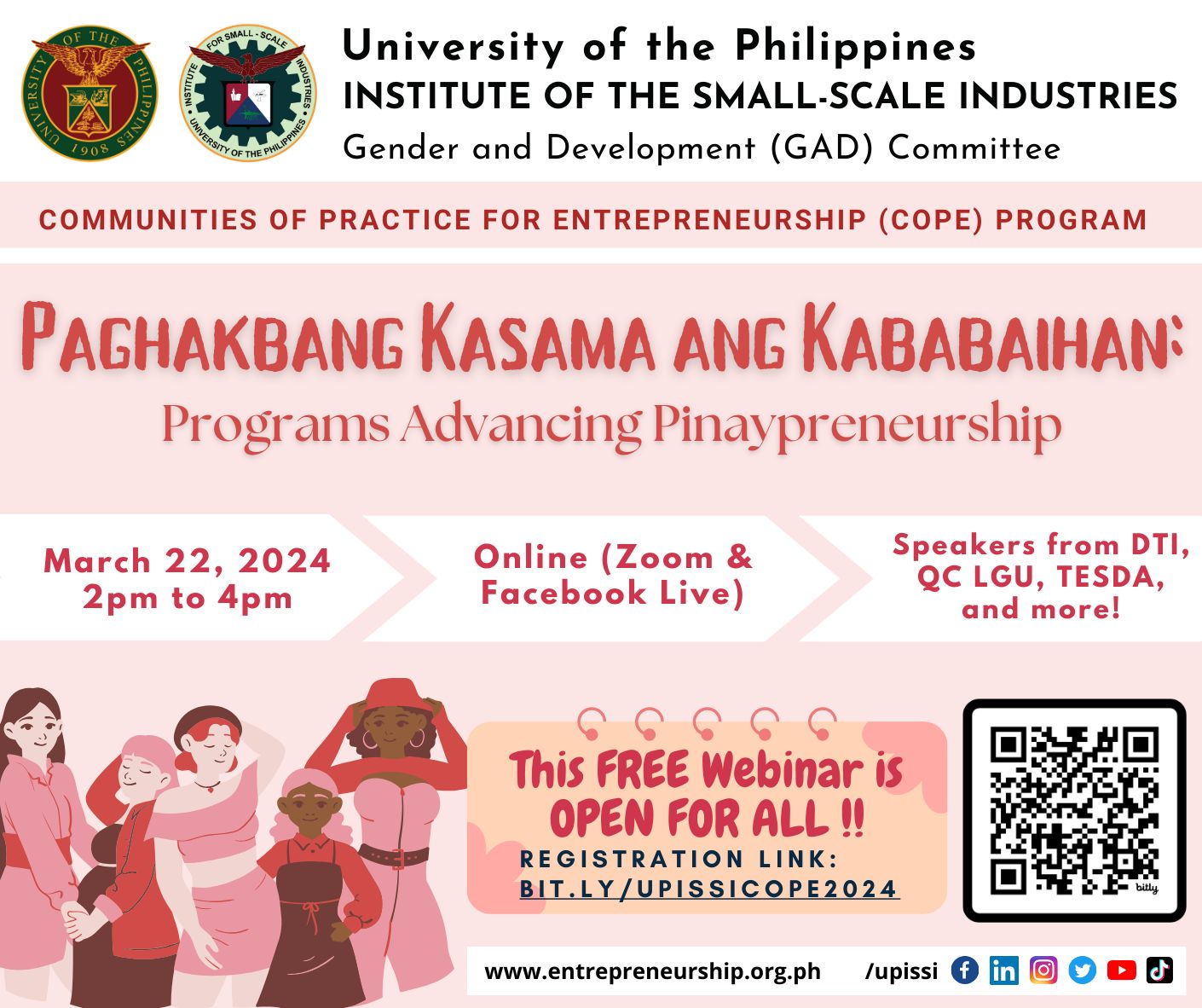 Paghakbang Kasama ang Kababaihan: Programs Advancing Pinaypreneurship