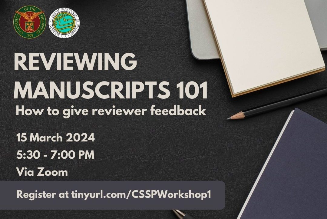 Reviewing Manuscripts 101: How to Give Reviewer Feedback