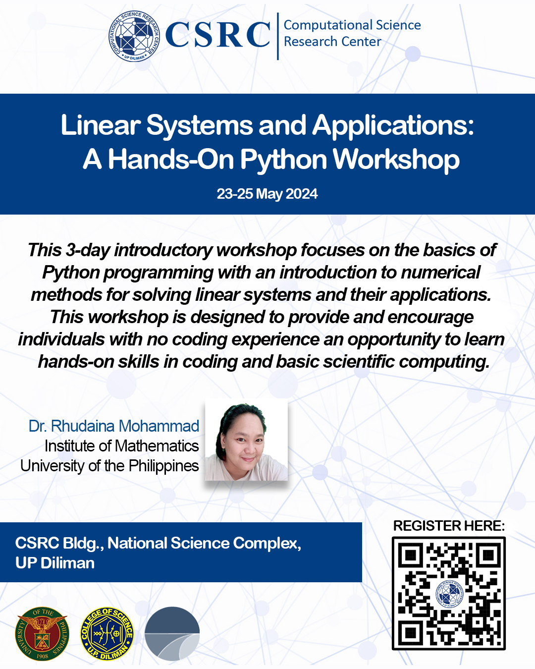 Linear Systems and Applications: A Hands-on Python Workshop