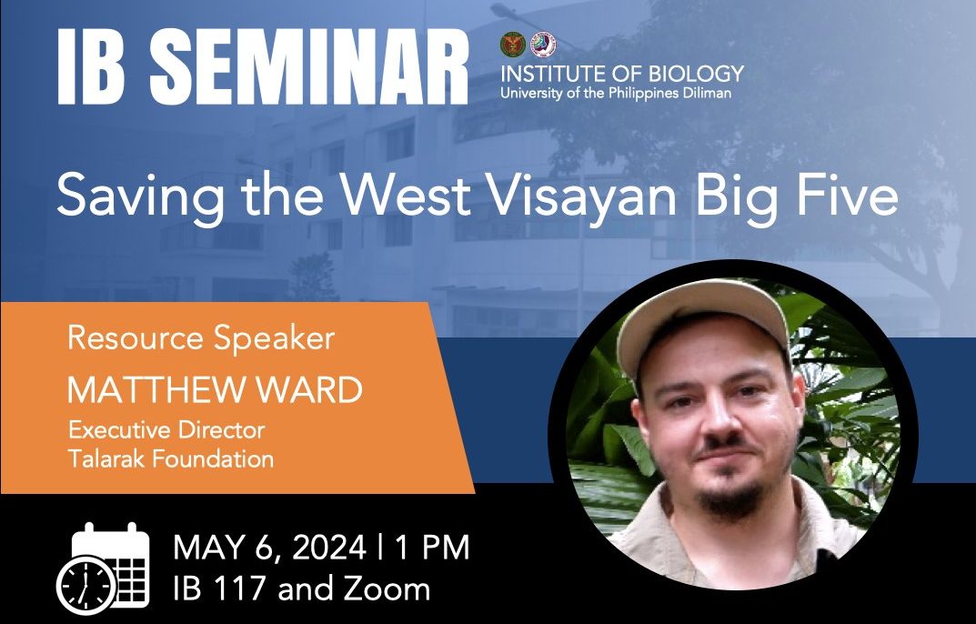 IB Seminar: Saving the West Visayan Big Fiv