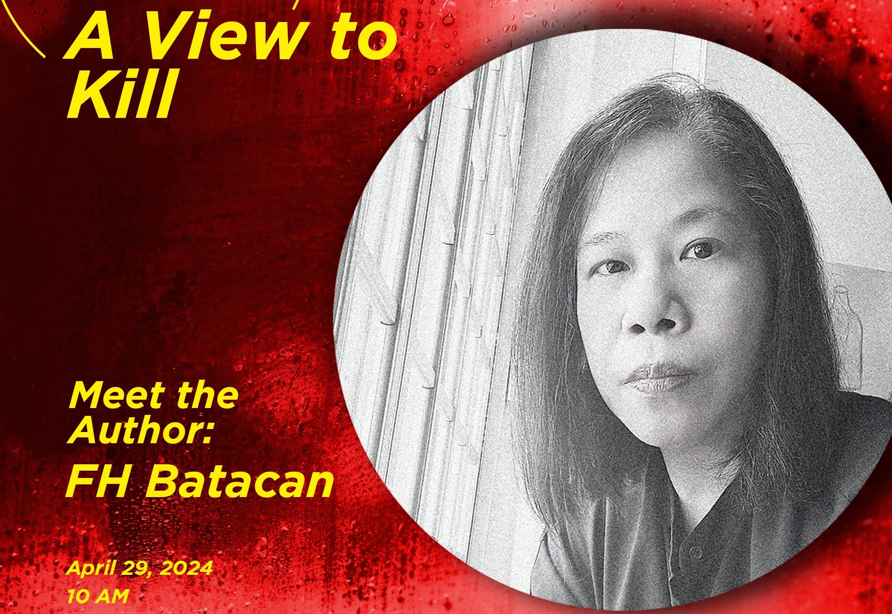 A View to Kill: A Book Talk with FH Batacan