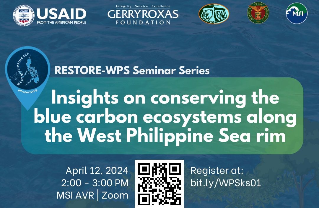 Insights on Conserving the Blue Carbon Ecosystems Along the West Philippine Sea Rim