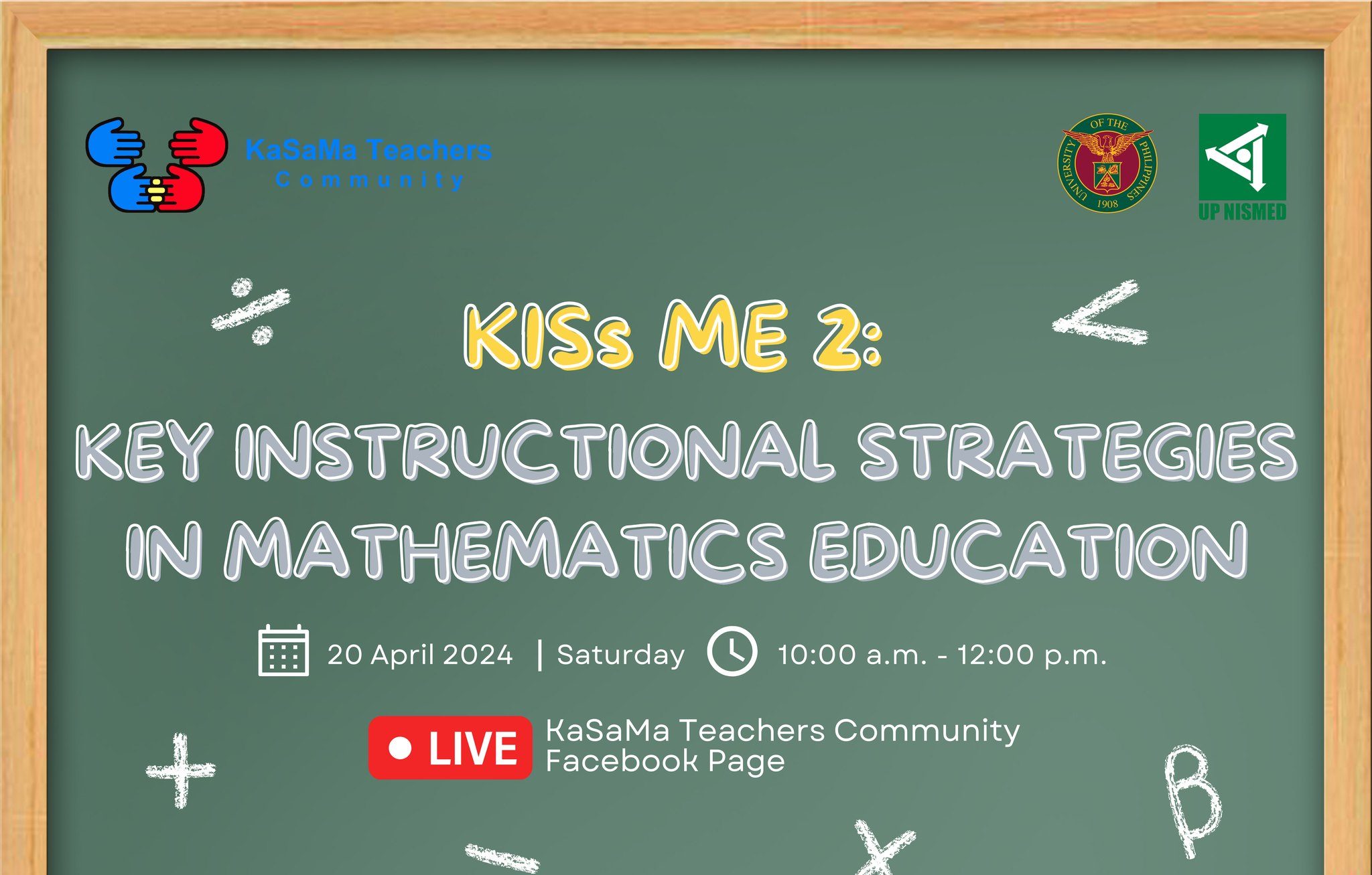 KISs ME 2: Key Instructional Strategies in Mathematics Education