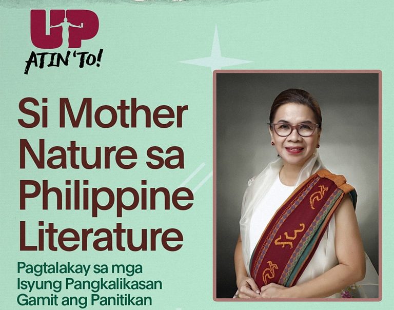 Si Mother Nature sa Philippine Literature: Pagtalakay sa mga Isyung Pangkalikasan Gamit ang Panitikan