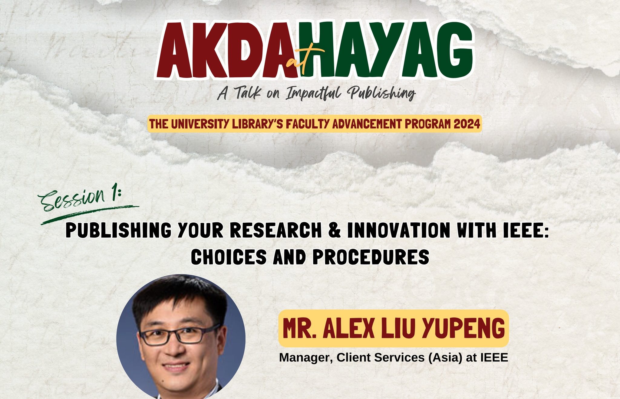 Akda at Hayag: A Talk on Impactful Publishing