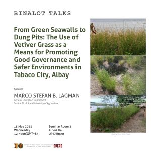 From Green Seawalls to Dung Pits: The Use of Vetiver Grass as a Means for Promoting Good Governance and Safer Environments in Tabaco City, Albay