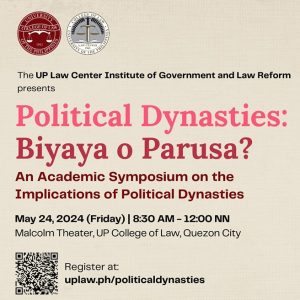 Political Dynasties: Biyaya o Parusa?