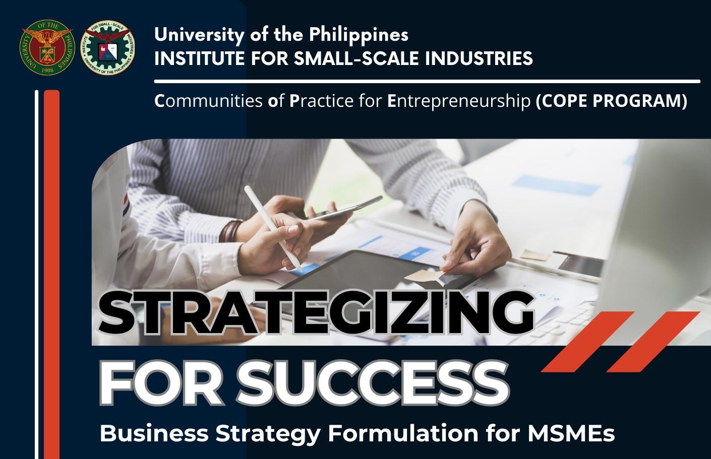 Strategizing for Success: Business Strategy Formulation for MSMEs